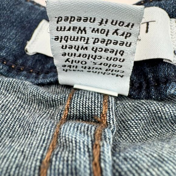 LANE BRYANT Womens 26S Short Medium Wash Mid Rise Super Stretch Bootcut Jeans - Picture 5 of 9